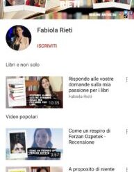 Canale YouTube Fabiola Rieti